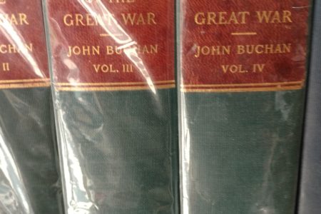 Buchan Bound Books in Red and Blue